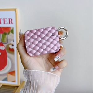 Fashion Silicon Diamond Case For Airpod Pro/Pro 2nd Gen  - Light Pink