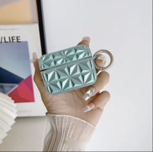 Luxury Fashion Silicon Diamond Case Airpod Pro/Pro 2nd Gen - Teal