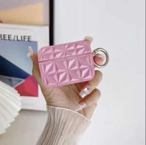 Luxury Fashion Silicon Diamond Case Airpod Pro/Pro 2nd Gen - Hot Pink