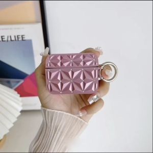 Luxury Fashion Silicon Diamond Case Airpod Pro/Pro 2nd Gen - Light Pink