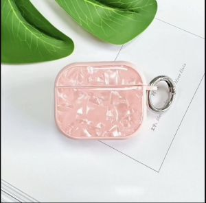 Epoxy Pearl Shell Case For Airpod Pro/2nd Gen - Pink