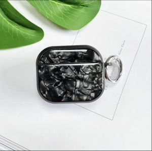 Epoxy Pearl Shell Case For Airpod Pro/2nd Gen - Black
