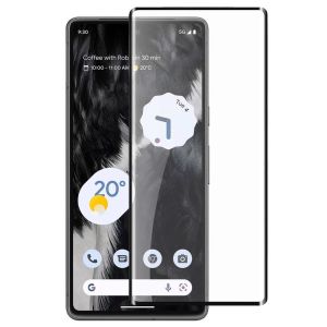 For Google Pixel 7 Pro Premium Screen Tempered Designed to allow full functionality with cover on - Black Edged