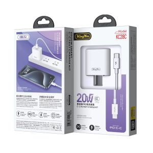 2IN1PD 20W House Adapter + USB-C To USB-C Cable 