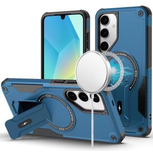 For Samsung A16 5G Sturdy Bracket Kickstand Magnetic Hybrid - Blue