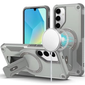 For Samsung A16 5G Sturdy Bracket Kickstand Magnetic Hybrid - Grey