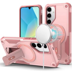 For Samsung A16 5G Sturdy Bracket Kickstand Magnetic Hybrid - Pink