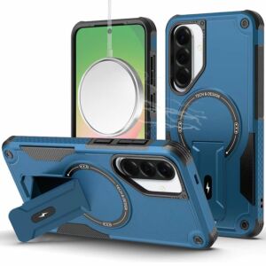 For Samsung Galaxy A57 Sturdy Bracket Kickstand Magnetic Hybrid - Blue