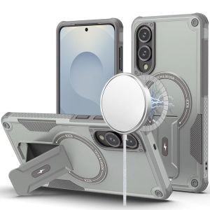 For Samsung Galaxy s25 Edge Sturdy Bracket Kickstand Magnetic Hybrid - Grey