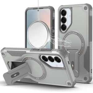 For Samsung s26 Sturdy Bracket Kickstand Magnetic Hybrid - Grey