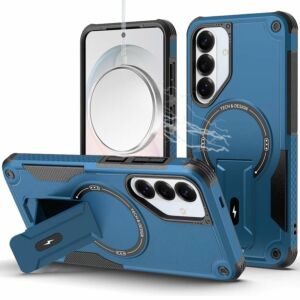 For Samsung Galaxy s26 FE Sturdy Bracket Kickstand Magnetic Hybrid - Blue