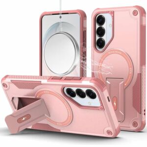 For Samsung Galaxy s26 FE Sturdy Bracket Kickstand Magnetic Hybrid - Pink