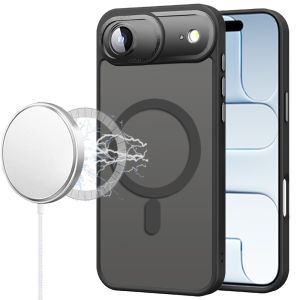 For iPhone 17 Air Complete Protection HQ Hybrid with Metal Tempered Camera Glass - Black
