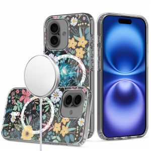 For iPhone 16 6.1 inch Thick Hybrid Design Cover Case - C