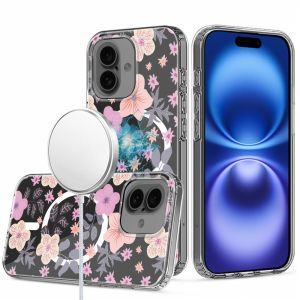 For iPhone 16 6.1 inch Thick Hybrid Design Cover Case - J