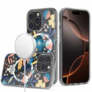 For iPhone 16 Pro Max 6.9 inch Thick Hybrid Design Cover Case - D