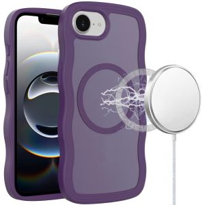 For iPhone 17E / 16E / SE4 Grip Hand Magnetic Ring HQ Hybrid - Dark Purple