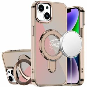For iPhone 17E / 16E / SE4 CHROME HQ Rotational Magnetic Ring Hybrid - Light Purple
