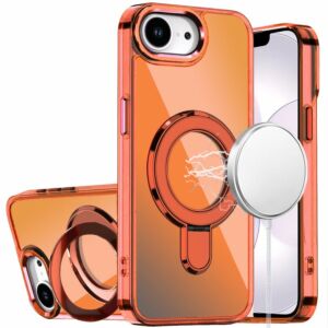 For iPhone 17E / 16E / SE4 Sturdy Bracket Kickstand Magnetic Hybrid - Blue
