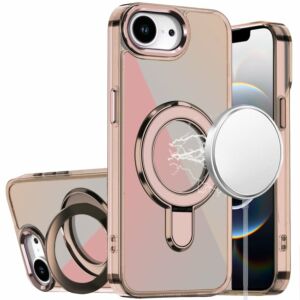 For iPhone 17E / 16E / SE4 Sturdy Bracket Kickstand Magnetic Hybrid - Grey
