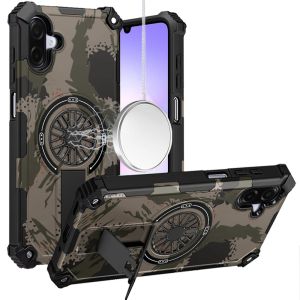 For Samsung Galaxy A07 CD Texture Design Magnetic Car Mount Friendly HQ Hybrid - B