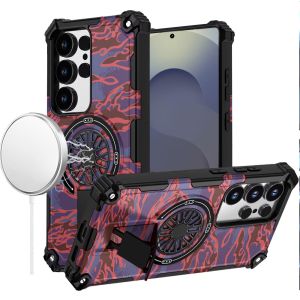 For Samsung s26 Ultra CD Texture Design Magnetic Car Mount Friendly HQ Hybrid - F