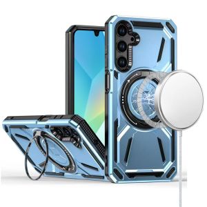For Samsung A16 5G Loop Hybrid with [Magnetic Ring Circle] 360 degrees Rotational Kickstand Case Cover - Light Blue