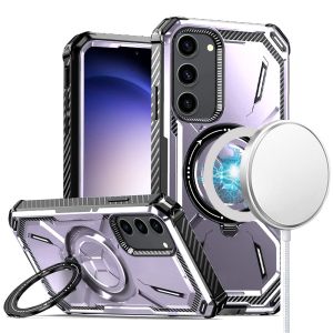 For Samsung Galaxy s24 Premium Circle [Magnetic Circle] KickKickstand - Light Purple