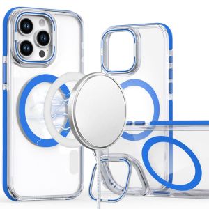 For iPhone 12 Pro Max 6.7 MagSonic Camera Bracket Stand Magnetic Ring Circle Hybrid - Blue