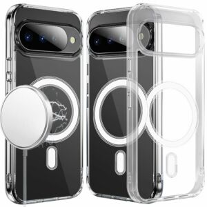 For Google Pixel 11 / 11 Pro Thick Transparent [Magnetic Circle] Shockproof Hybrid - Clear