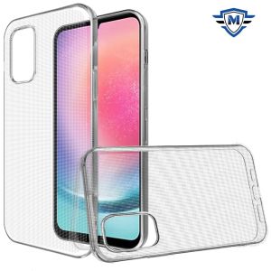 For Samsung A25 5G METKASE Simple Basic Minimalistic Transparent Clear Thick TPU Case Cover Slide-Out Package - Clear