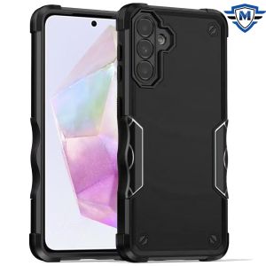 METKASE For Samsung Galaxy A36 Exquisite Tough Shockproof Hybrid - Black