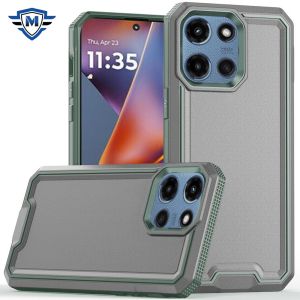 METKASE For Motorola Moto G 5G 2025 Rank Tough Strong Modern Fused Hybrid - Grey