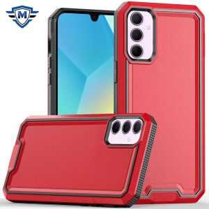 [METKASE] For Samsung A16 5G METKASE Rank Tough Strong Modern Fused Hybrid - Red