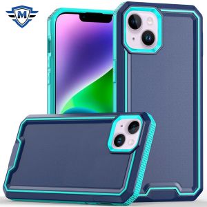For iPhone 14/13 METKASE Rank Tough Strong Modern Fused Hybrid in Slide-Out Package - Blue