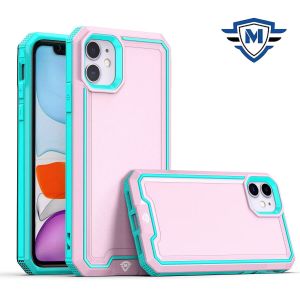 For iP15 Pro Max METKASE Rank Tough Strong Modern Fused Hybrid in Slide-Out Package - Light Pink