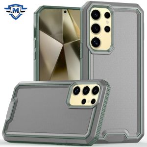 For Samsung Galaxy s24 METKASE Rank Tough Strong Modern Fused Hybrid in Slide-Out Package - Grey