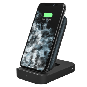 Mophie – Powerstation 8,000 mAh Power Bank Wireless Charging Stand 10W – Black