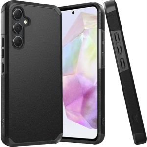 For Samsung Galaxy A36 / A56 (Original Series) Tough Strong Shockproof Hybrid in Slide-Out Package - Black
