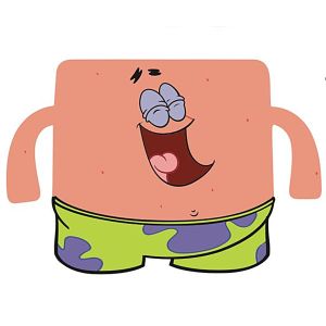 Spongebob - Patrick Laughing Case Cover for iPad 7/8/9 (10.2) " Nickelodeon Authorized licensed product "