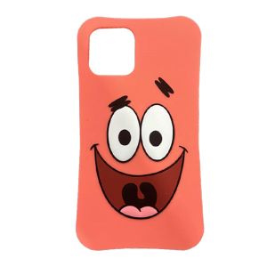 Patrick Star Smiley Face Pink Silicone Case for iPhone 13 Pro Max
/ 14Plus / 15plus