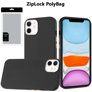 [PolyBag] For iPhone 11 Classy Slick Chromed Around Hybrid - Black