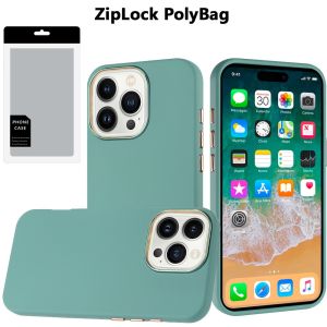 [PolyBag] For iPhone 16 Pro Max 6.9 inch Classy Slick Chromed Around Hybrid - Teal