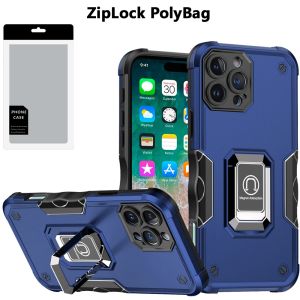 [PolyBag] For iPhone 16 Pro Max 6.9 inch OPTIMUM Magnetic Ring Stand Hybrid - Blue