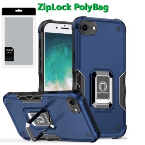 [PolyBag] For iPhone 16E / SE4 OPTIMUM Magnetic Ring Stand Hybrid - Blue