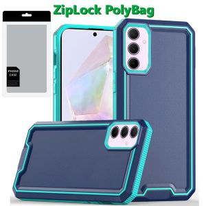 [PolyBag] For Samsung Galaxy A36 Rank Tough Strong Modern Fused Hybrid - Blue