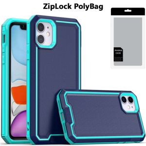 [PolyBag] For iPhone 11 Rank Tough Strong Modern Fused Hybrid - Blue