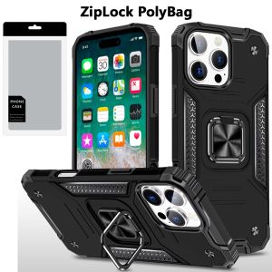 [PolyBag] For iPhone 16 Pro Max 6.9 inch Robust Magnetic Kickstand Hybrid - Black
