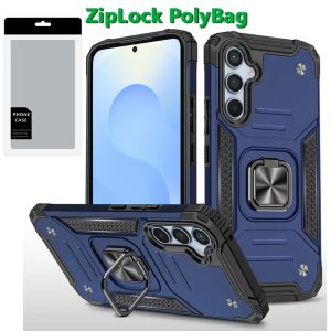 [PolyBag] For Samsung s25/s24 Robust Magnetic Kickstand Hybrid - Blue