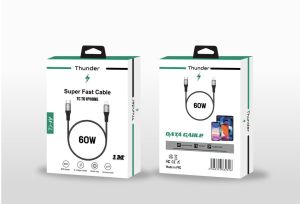 Thunder- Braided Super Fast Cable Type-C To  iPhone (1M)